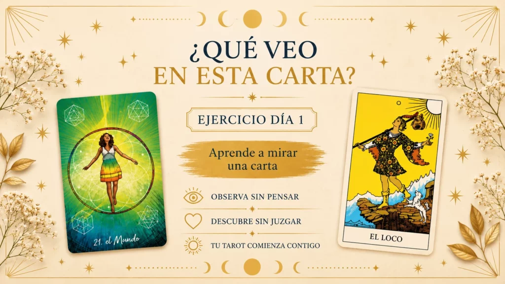 Ejercicio de tarot: ¿qué veo en esta carta?
